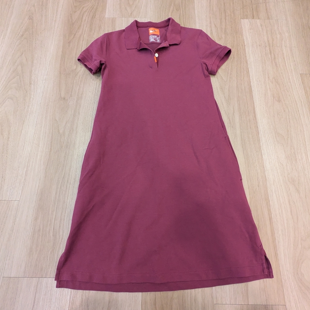 Nike Polo Dri Fit Maroon Dress Size XS